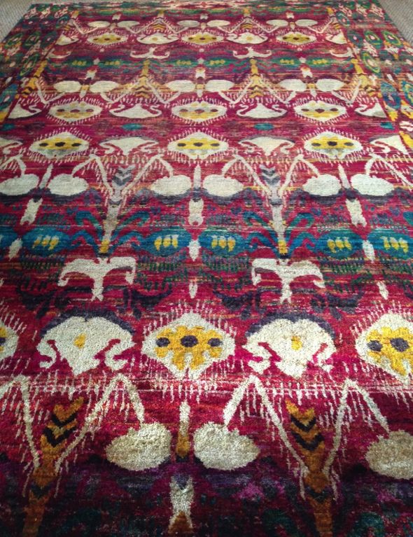 Image 4 Silk Ikat Rug
