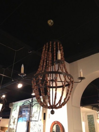 Cork Chandelier