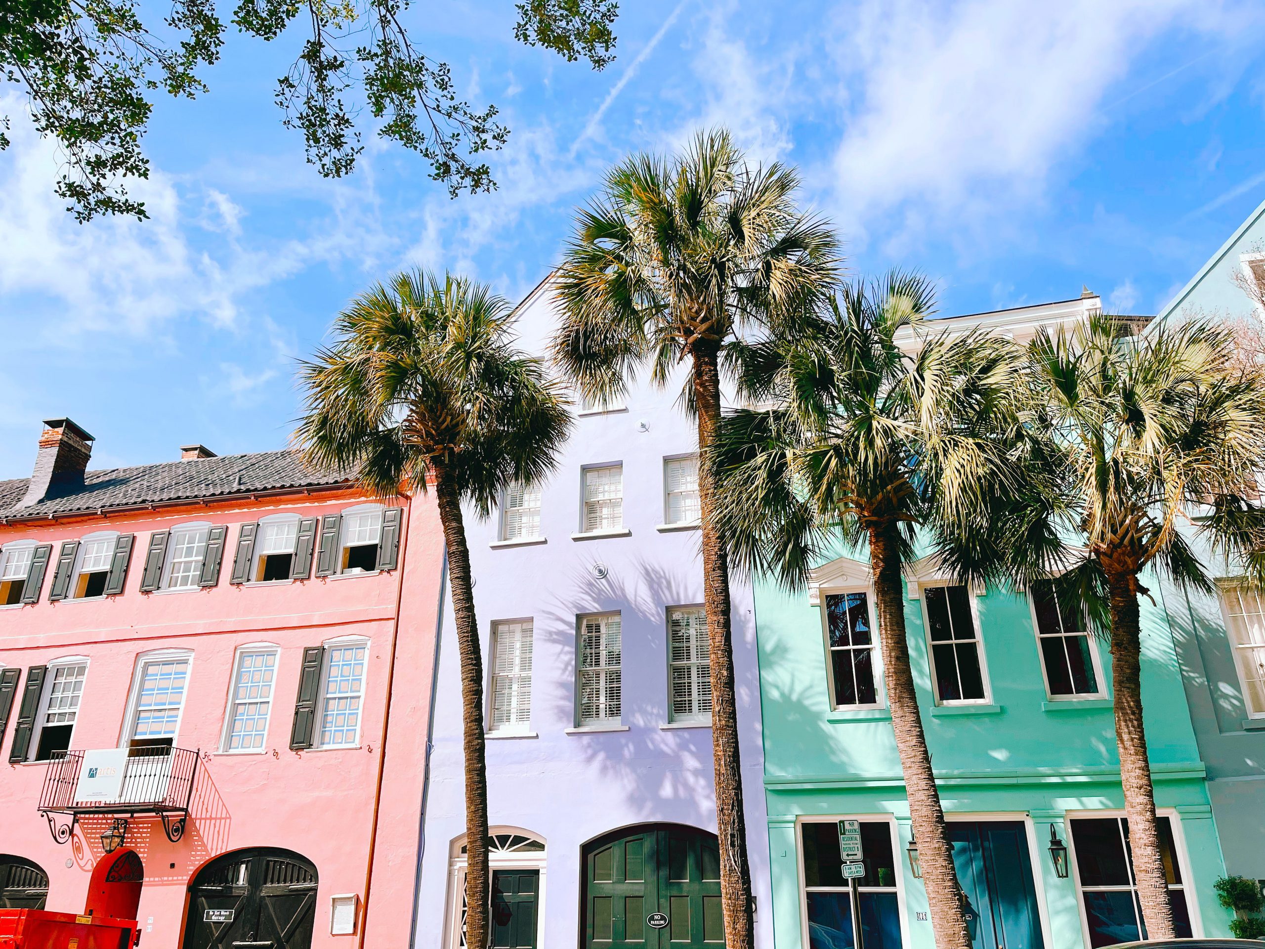 Rainbow Row in Charleston