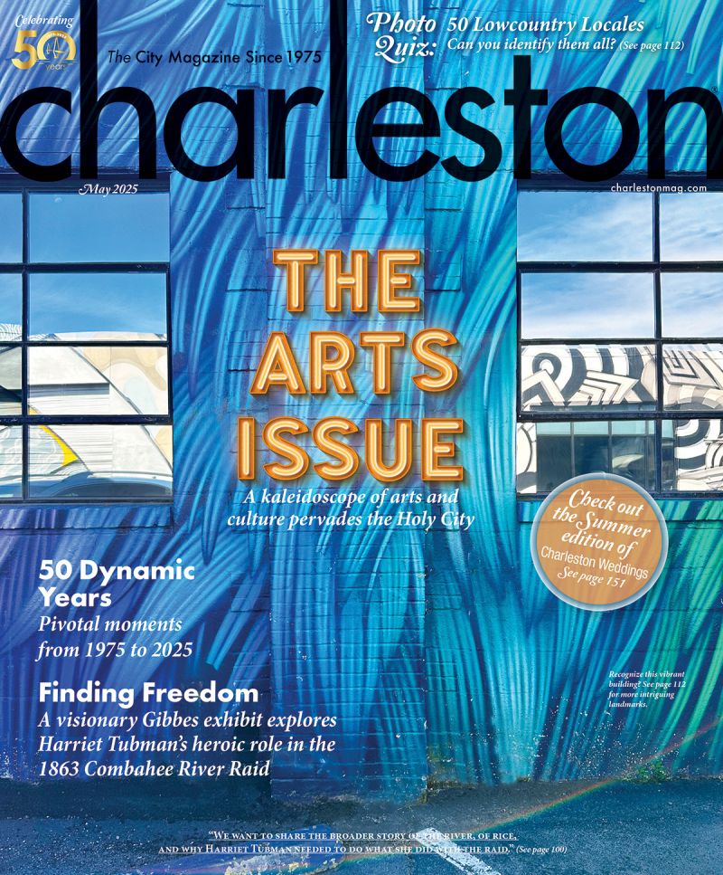 cover of The Arts Issue of The Charleston magazine from May 2025